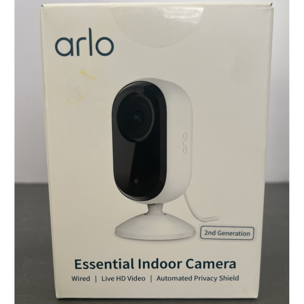 Arlo Essential security camera 2k 2nd Gen - Indoor only  - wired camera